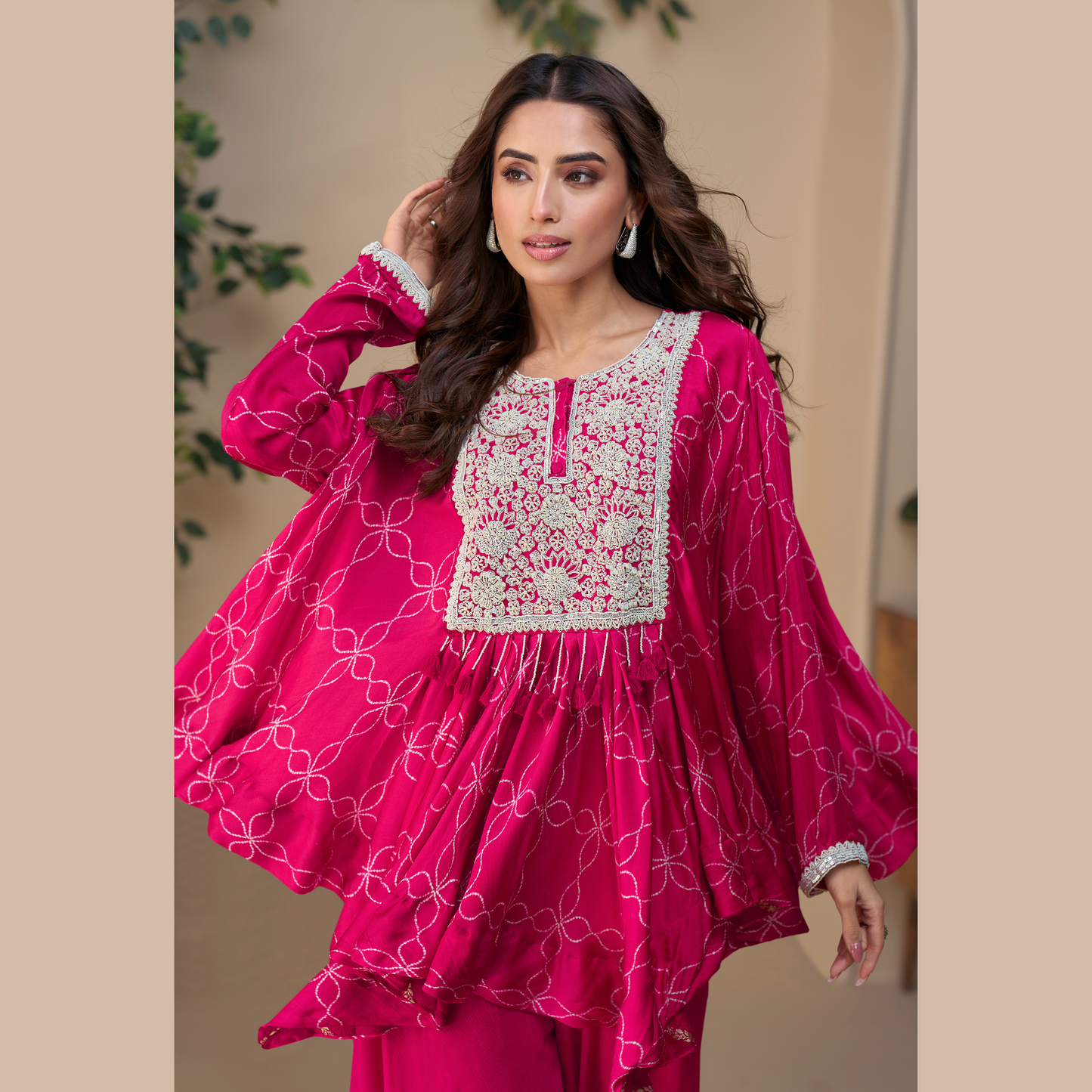 Gulnaar Gulabi Kurta with Palazzo set