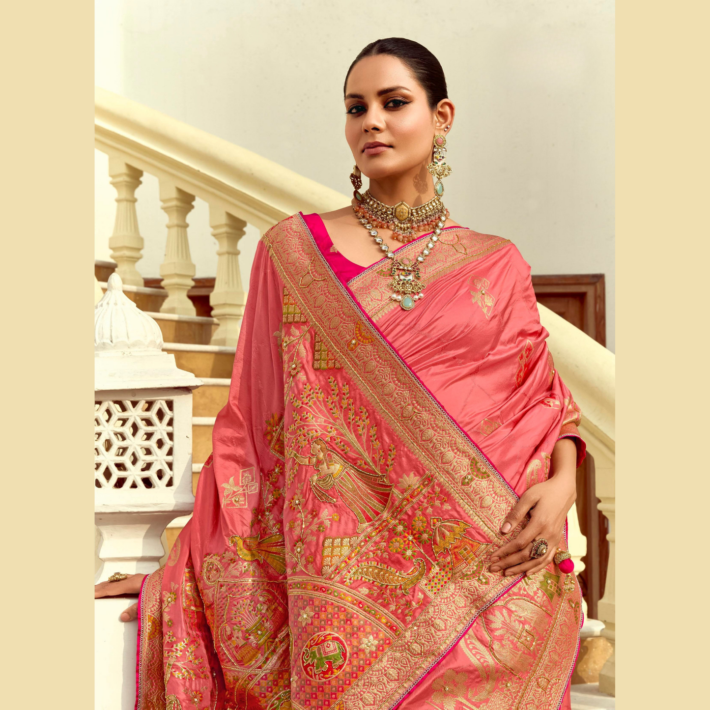 Elegant Dola Silk Saree