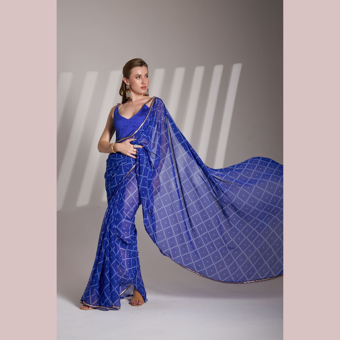 Printed Georgette Saree