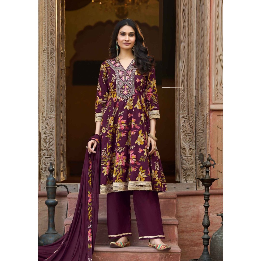 Rangriti Cotton Pant Suit Set