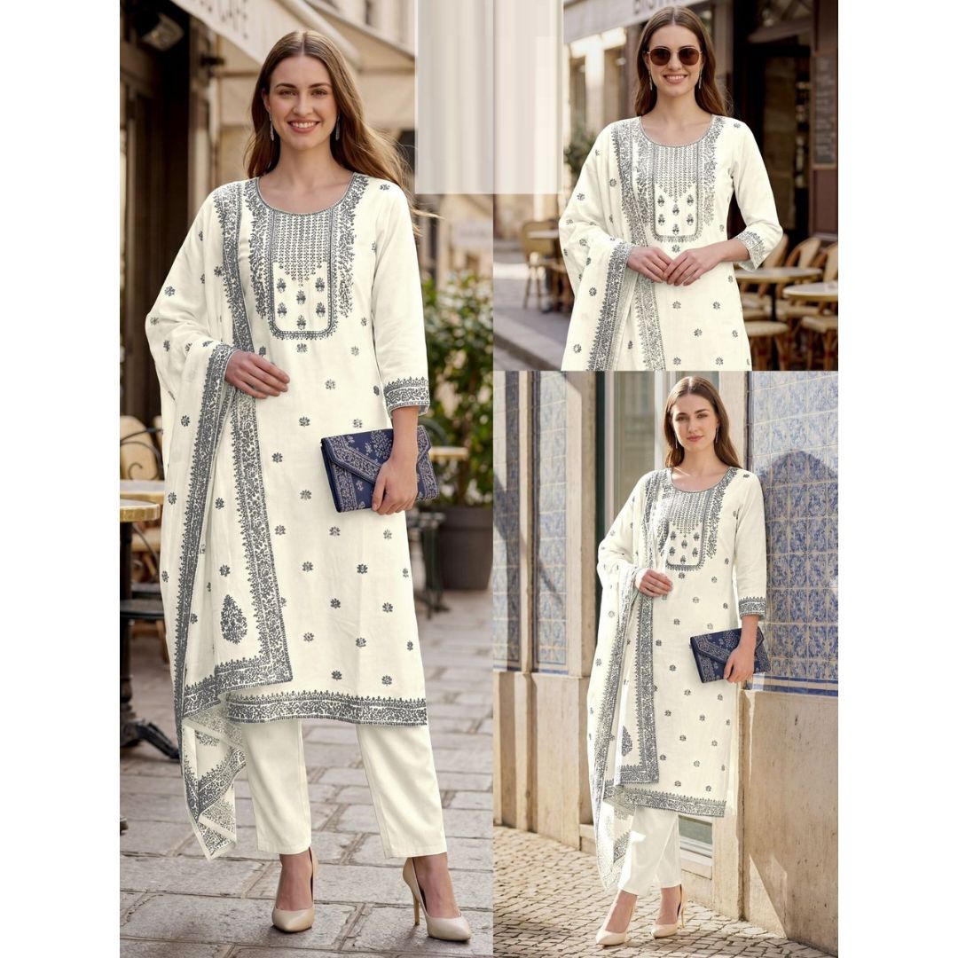 Zarika Soft Jacquard Mal-Mal Suit Set