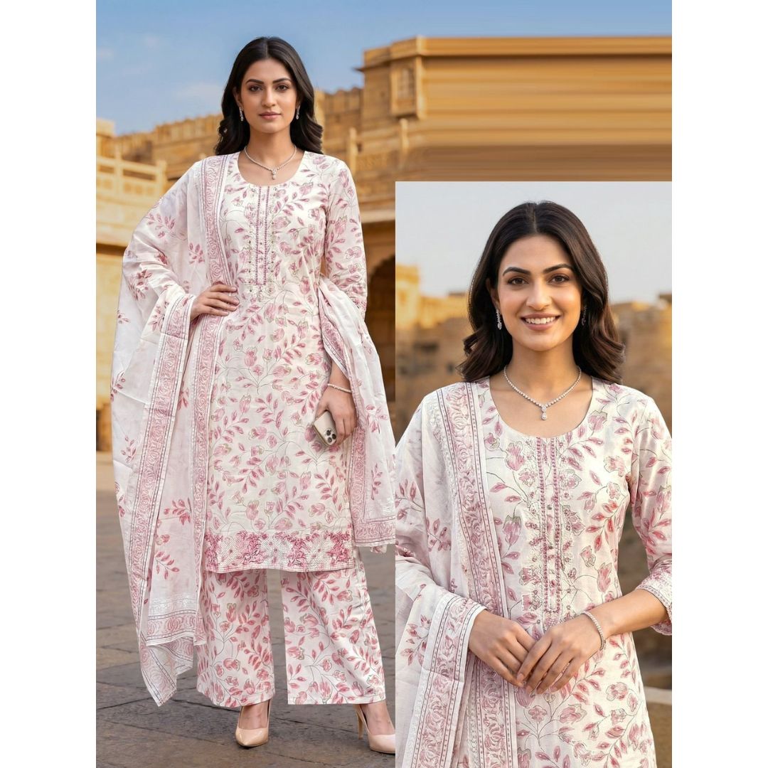 Noor Comfort Mal-Mal Cotton Suit Set