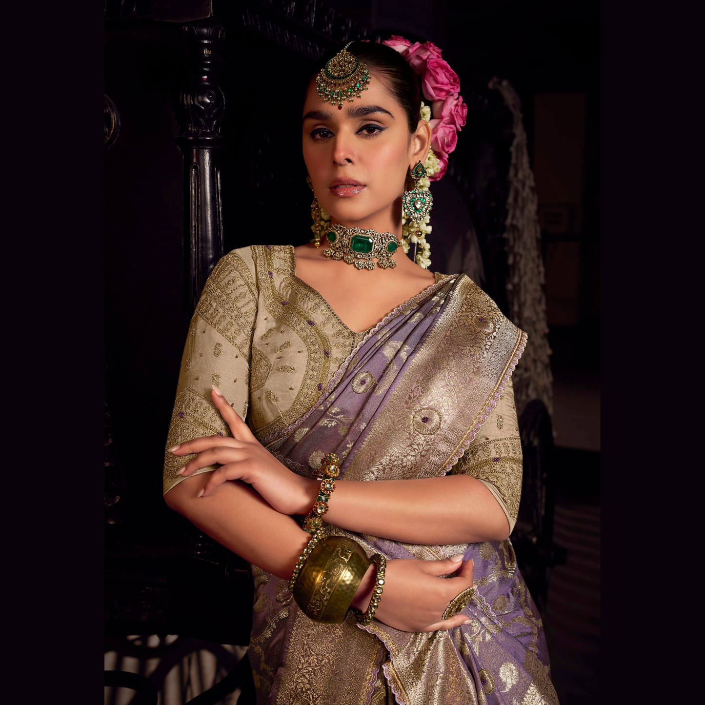 Roohani Tissue Saree