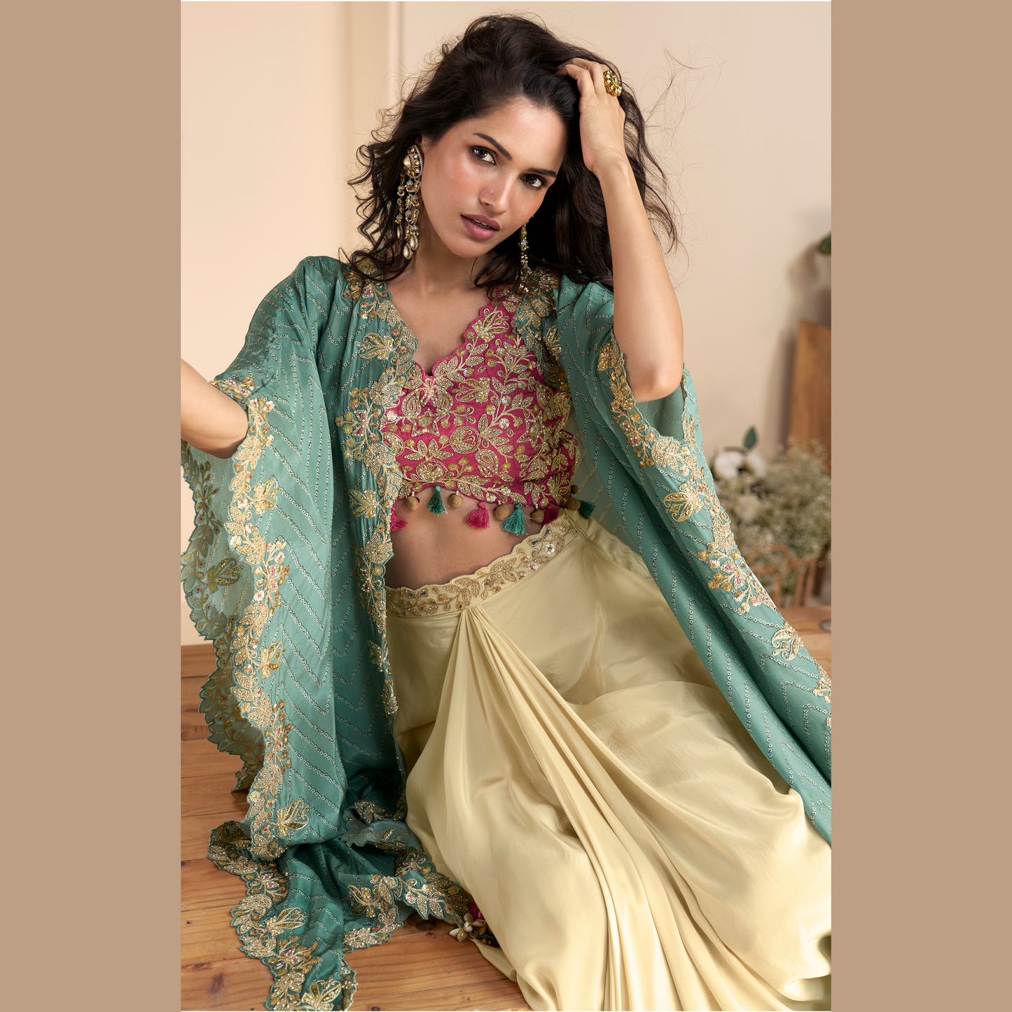 Noor-E-Gul modern Indo-fusion co-ord sets