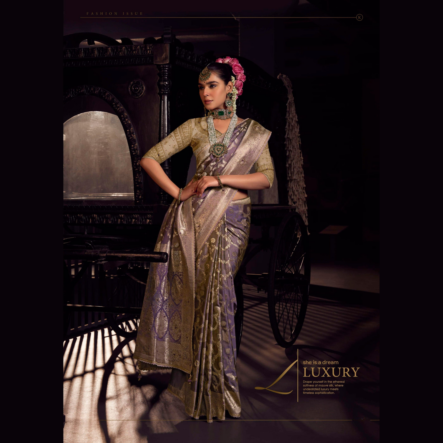 Roohani Tissue Saree