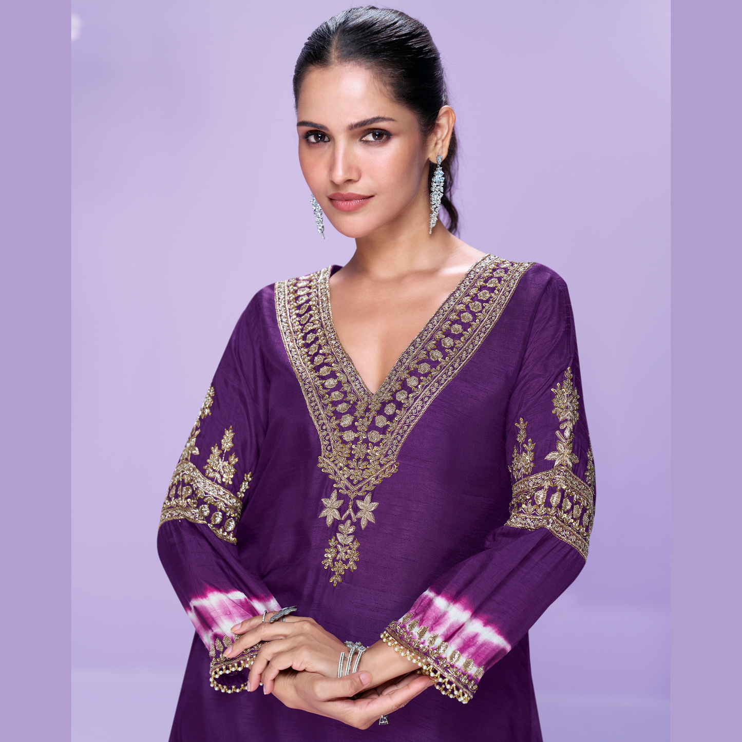 RaatRani Kurta with White Pant