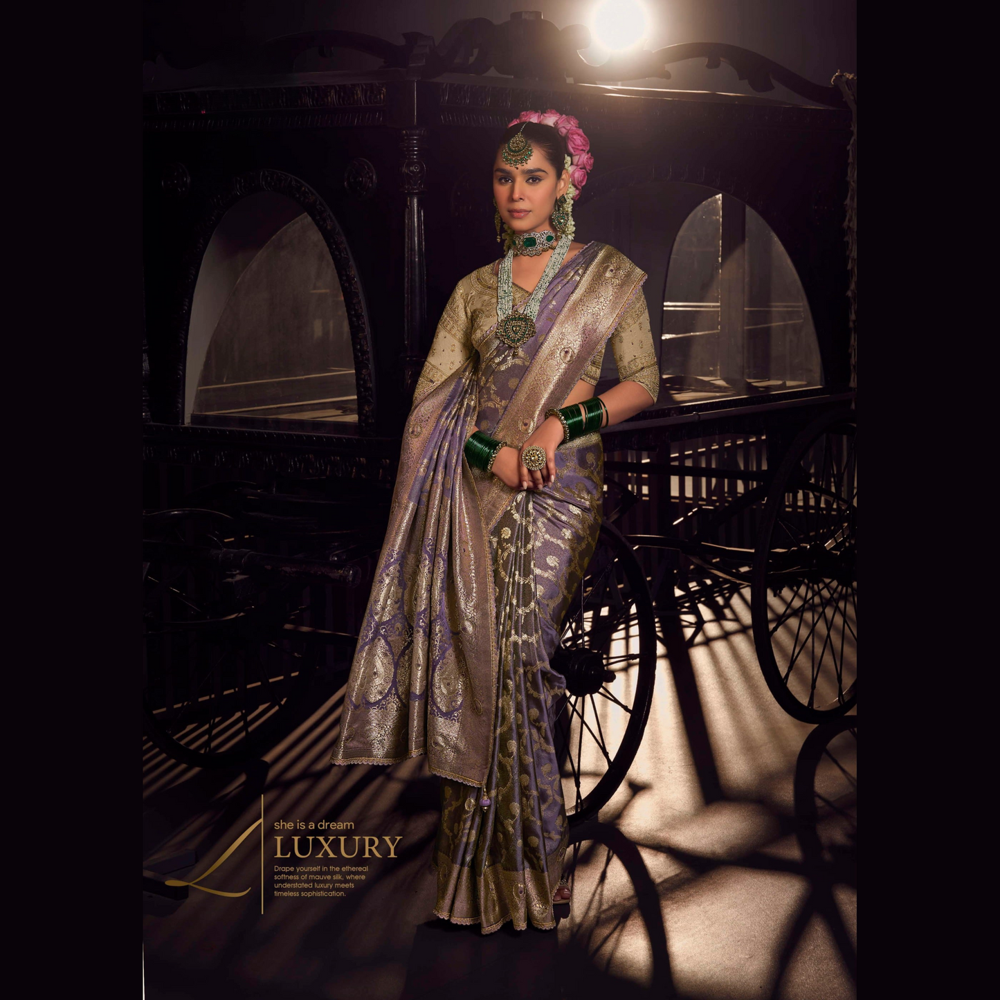 Roohani Tissue Saree
