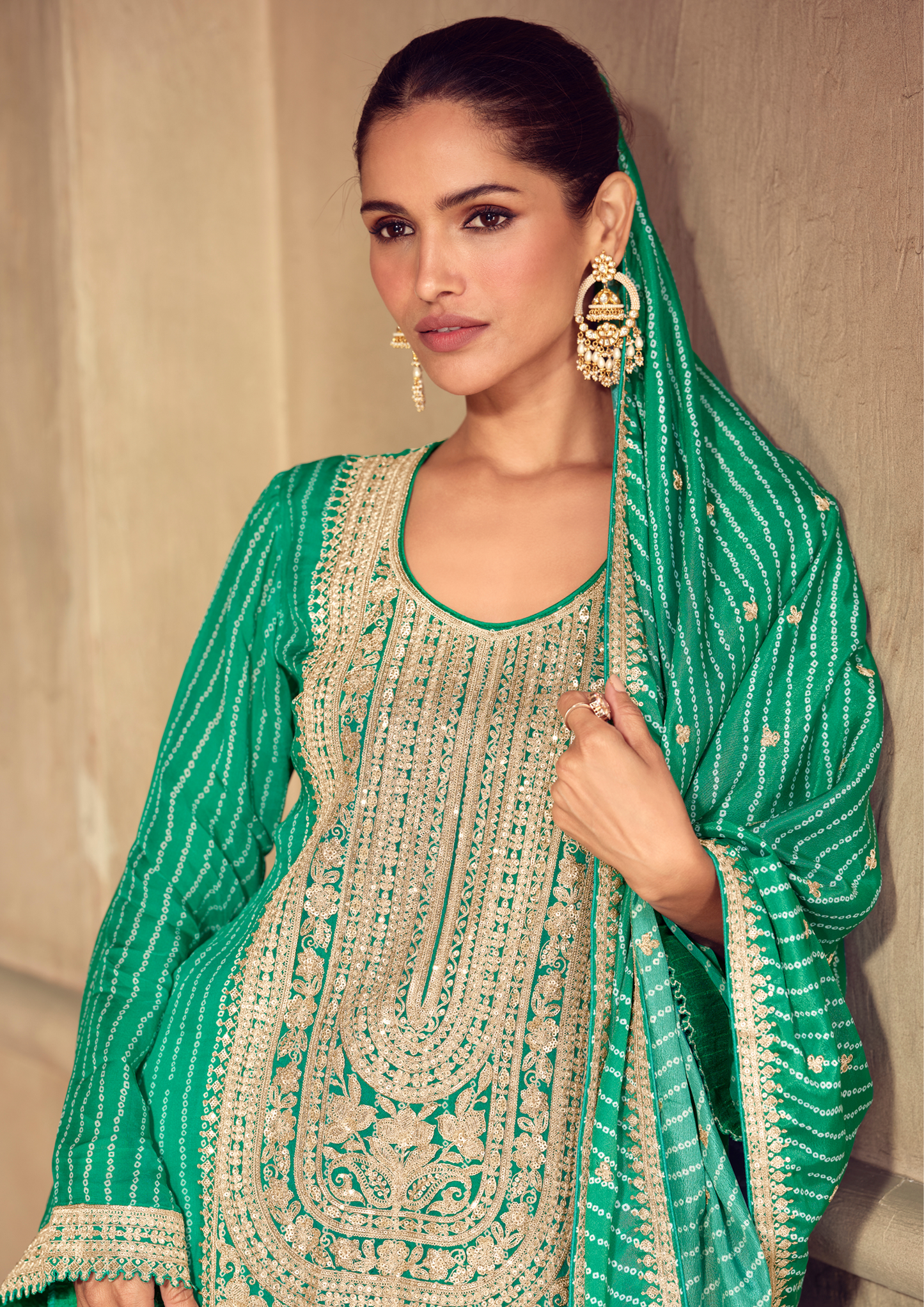 Inayat Sharara Suit Set