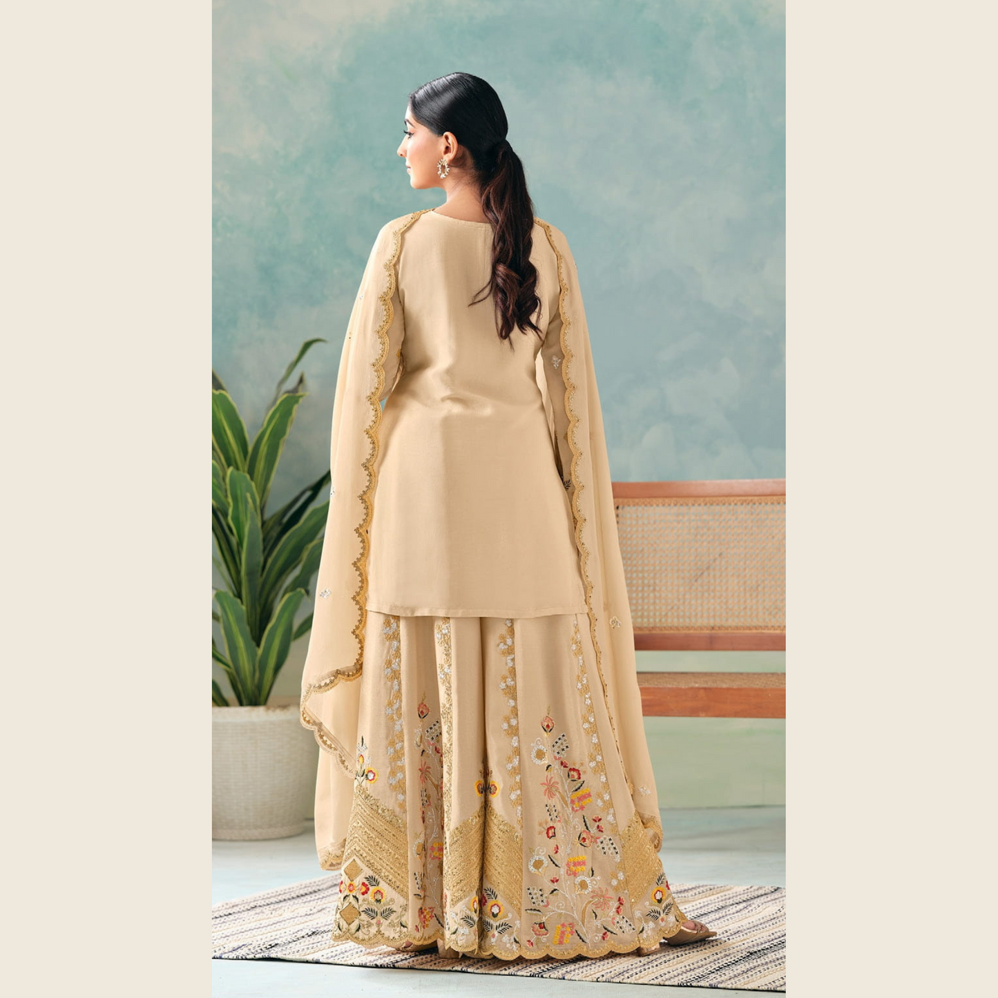 Gulnoor Grace Kurta with Palazzo