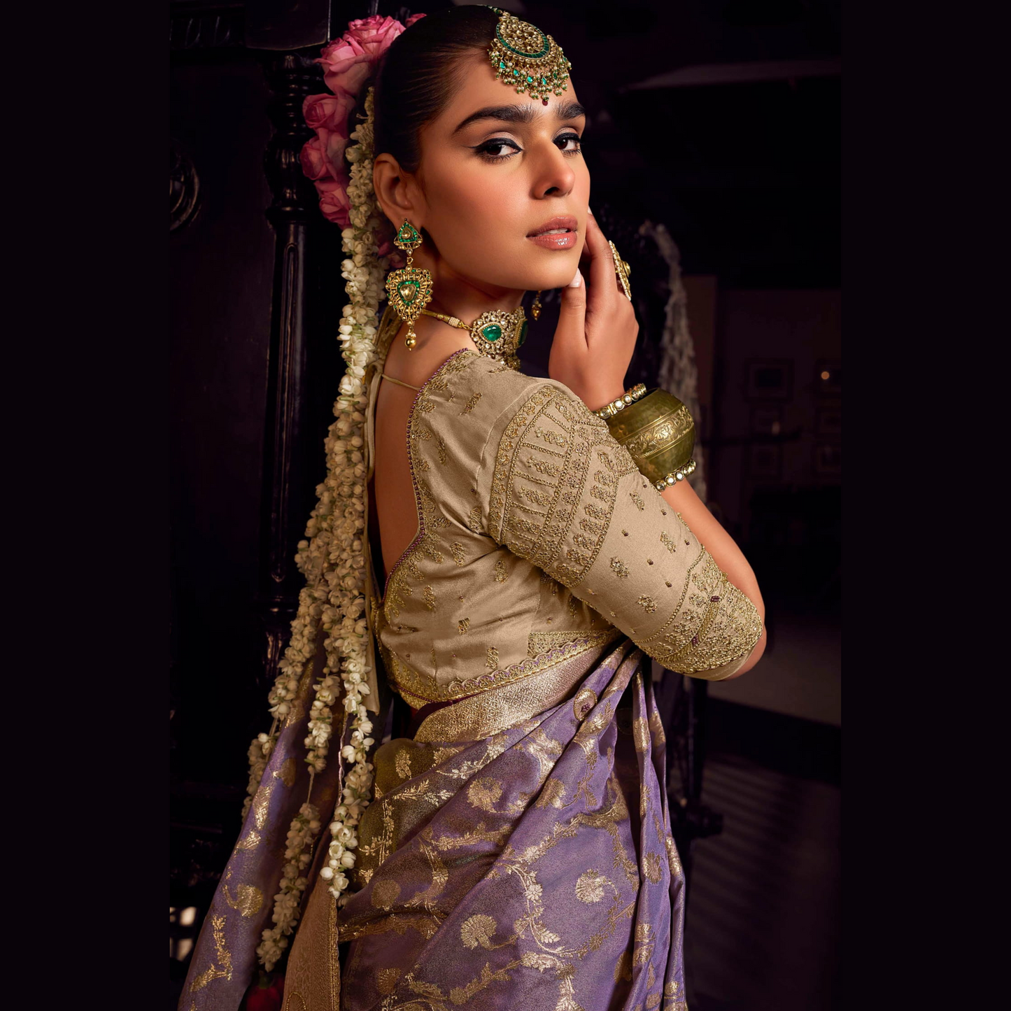 Roohani Tissue Saree