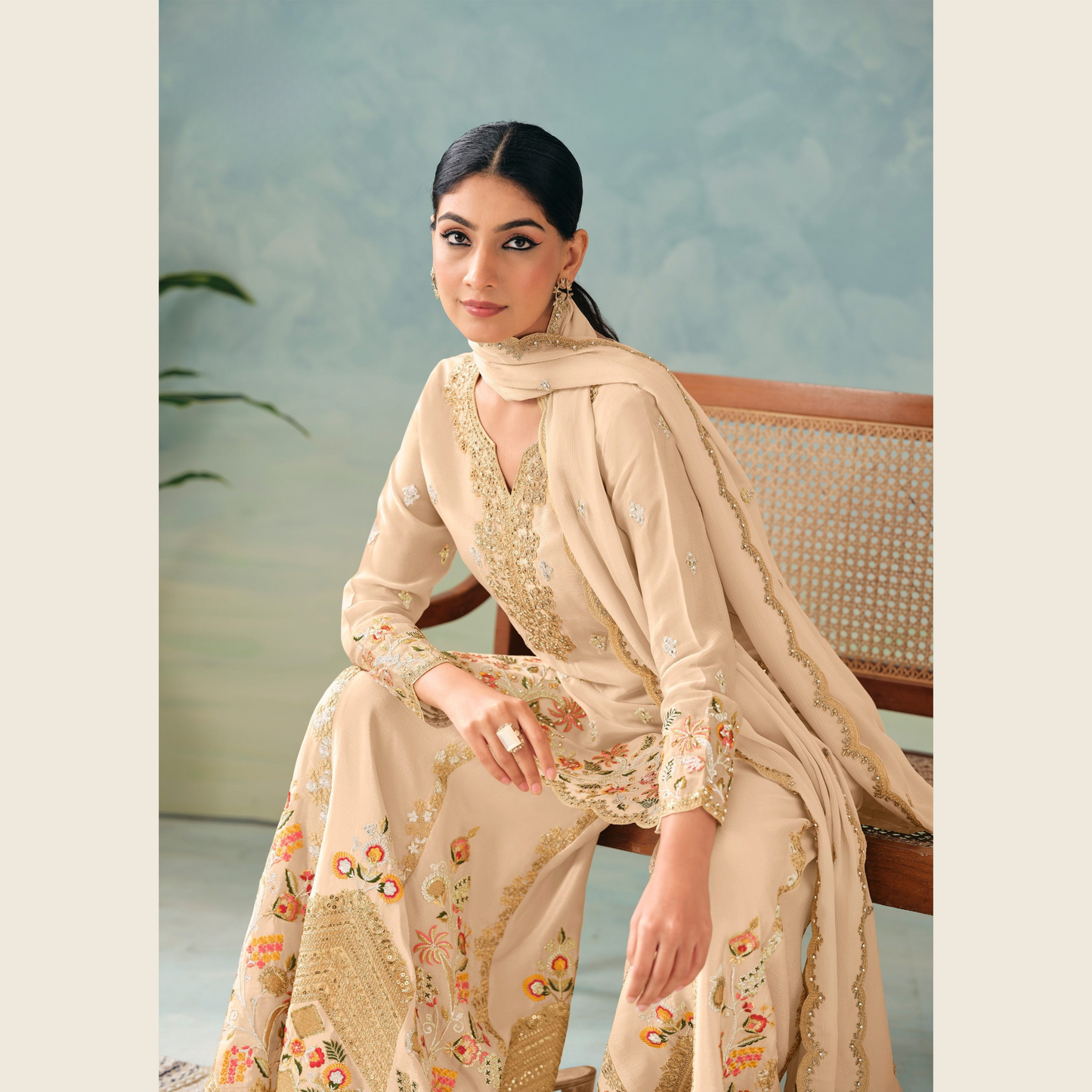 Gulnoor Grace Kurta with Palazzo