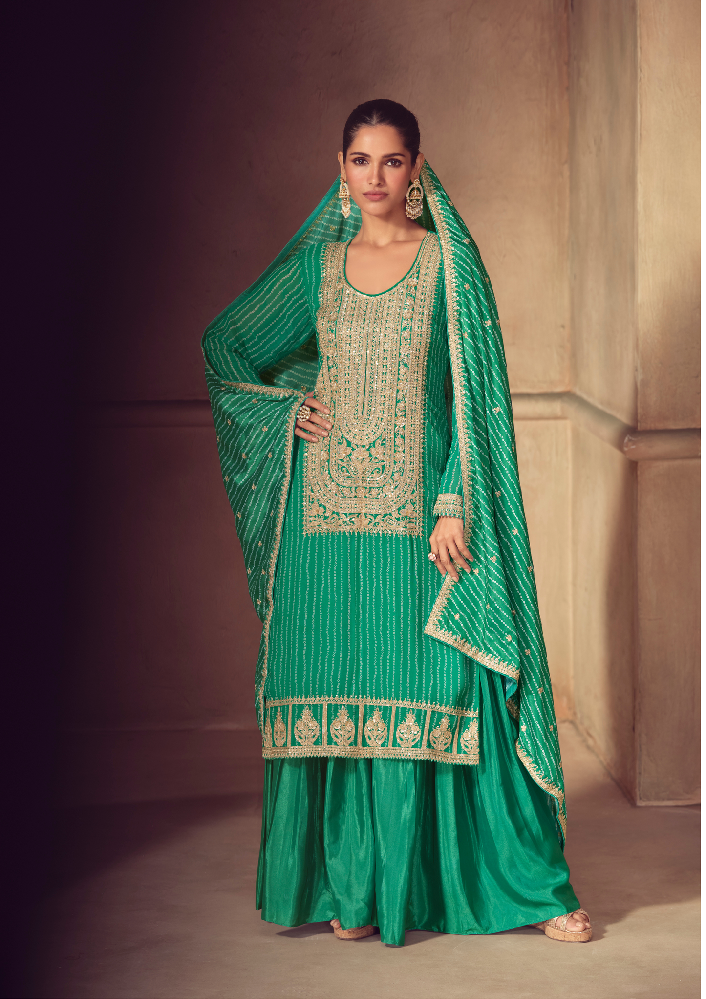 Inayat Sharara Suit Set