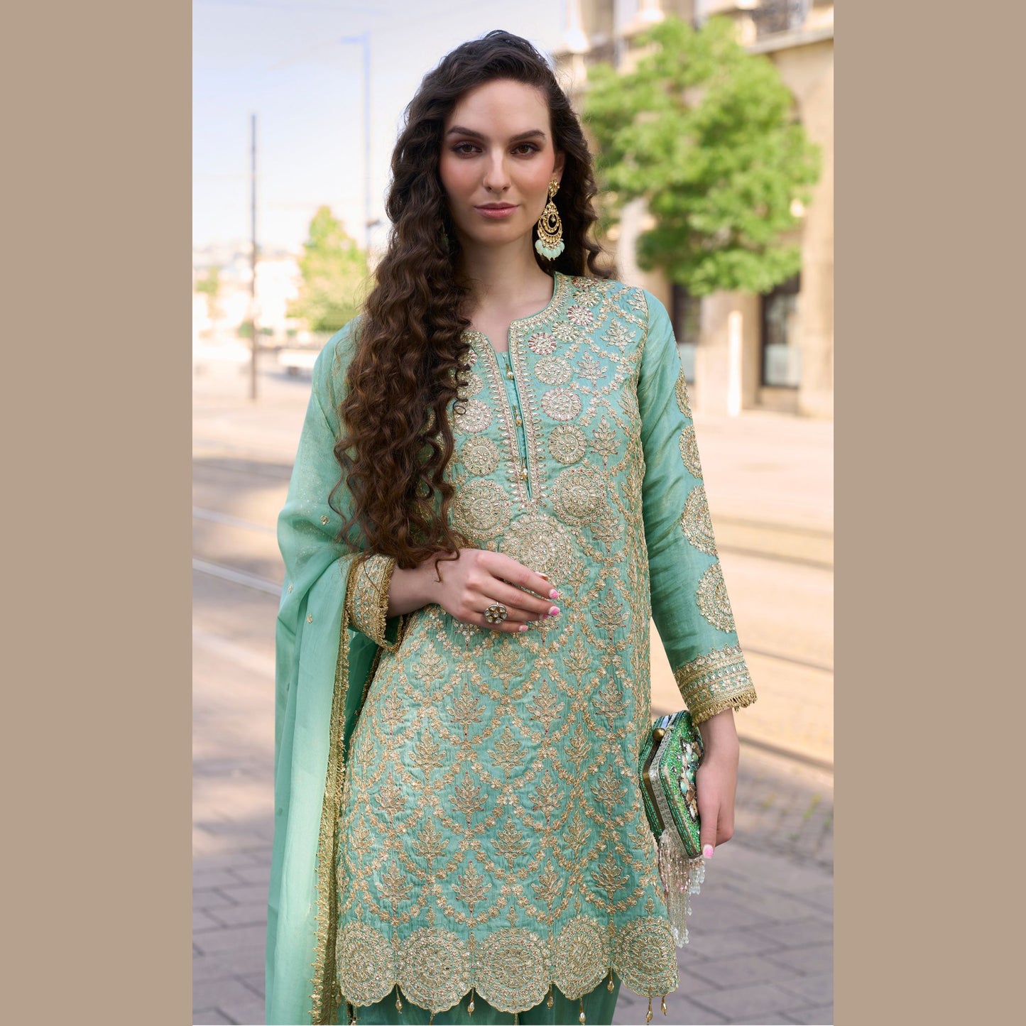 Emerald Mist Regal Suit Salwar Set