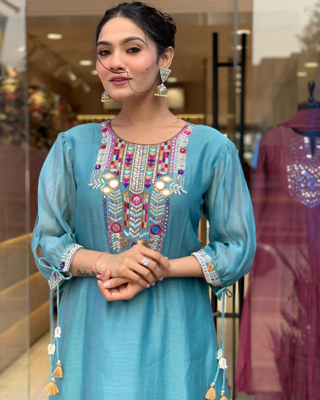 Chandni Threads Premium Chanderi
