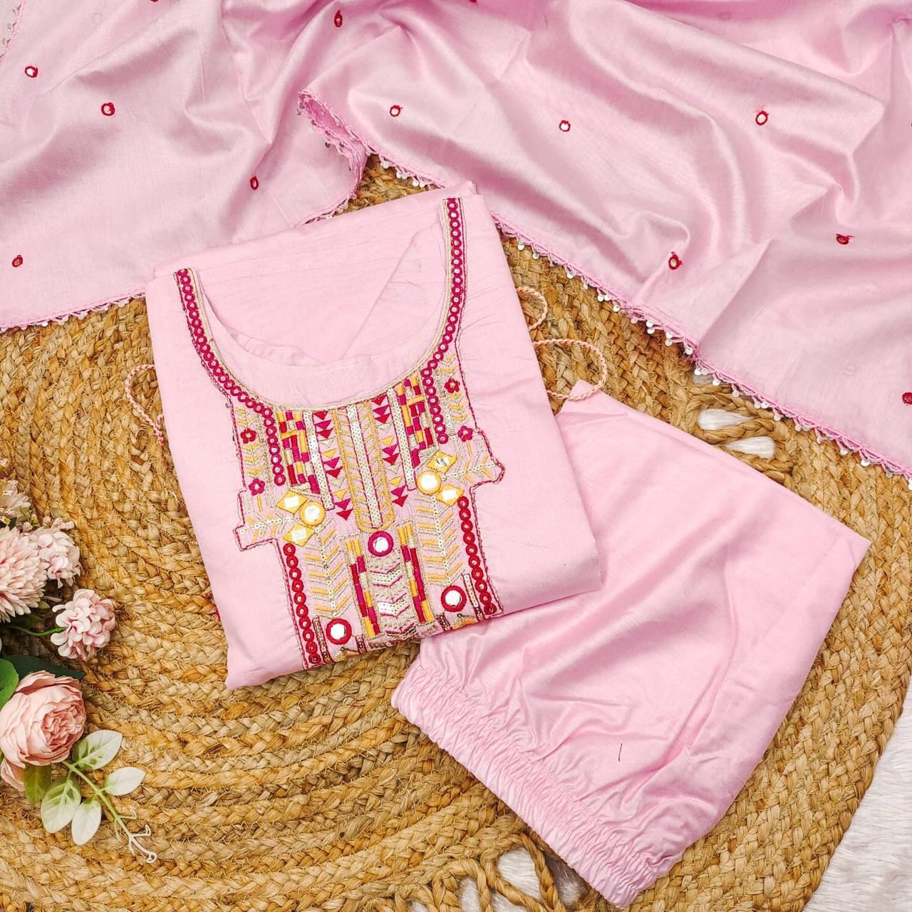 Chandni Threads Premium Chanderi