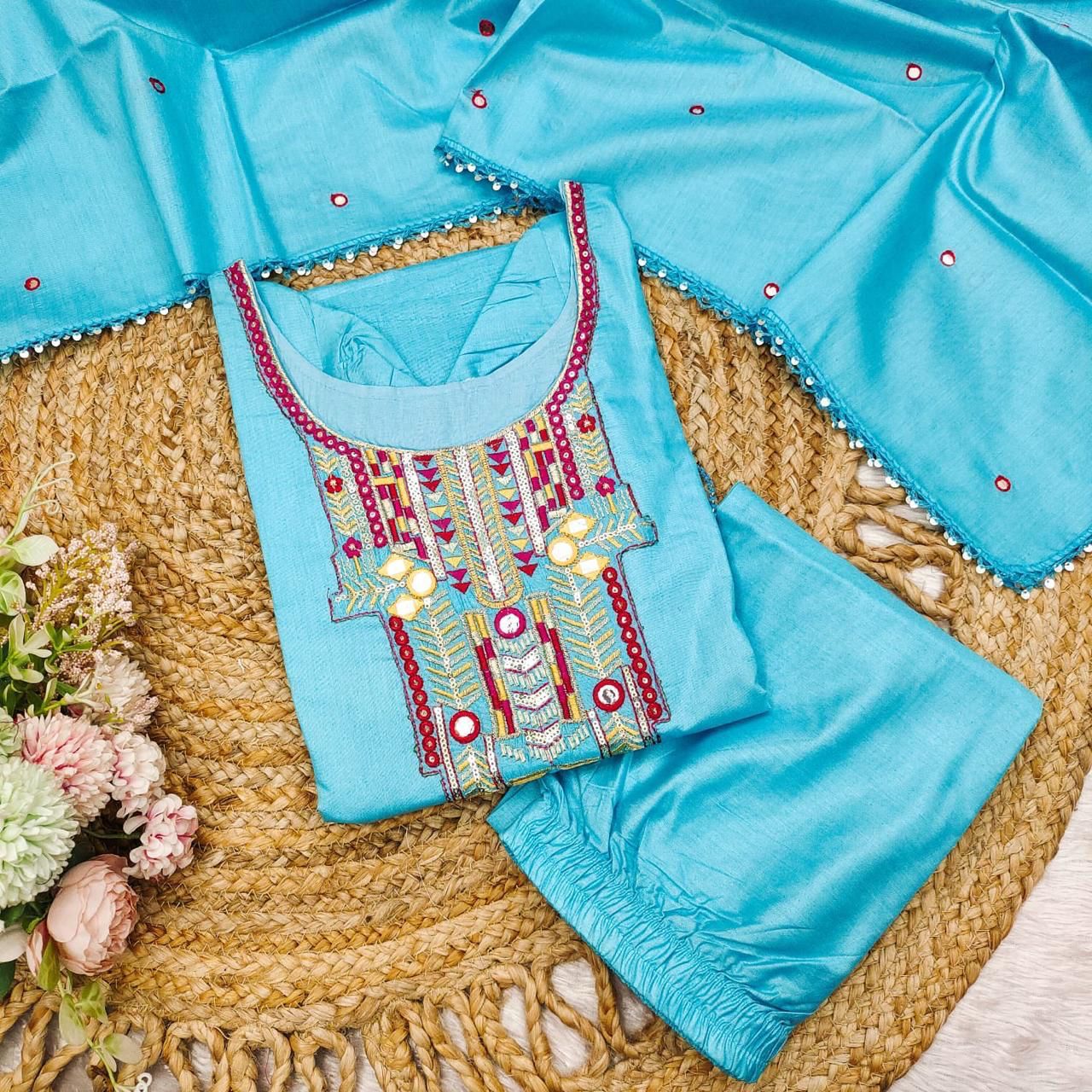 Chandni Threads Premium Chanderi