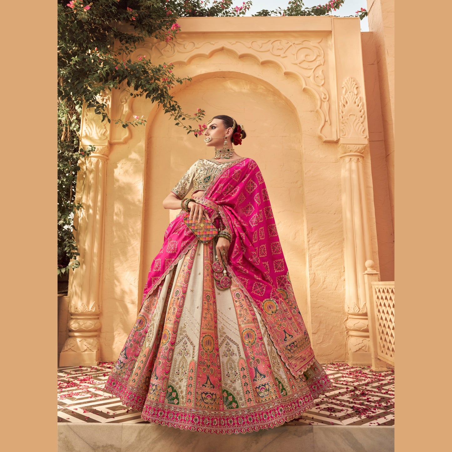 Noor-E-Shaadi Banarasi Couture Lehenga Set