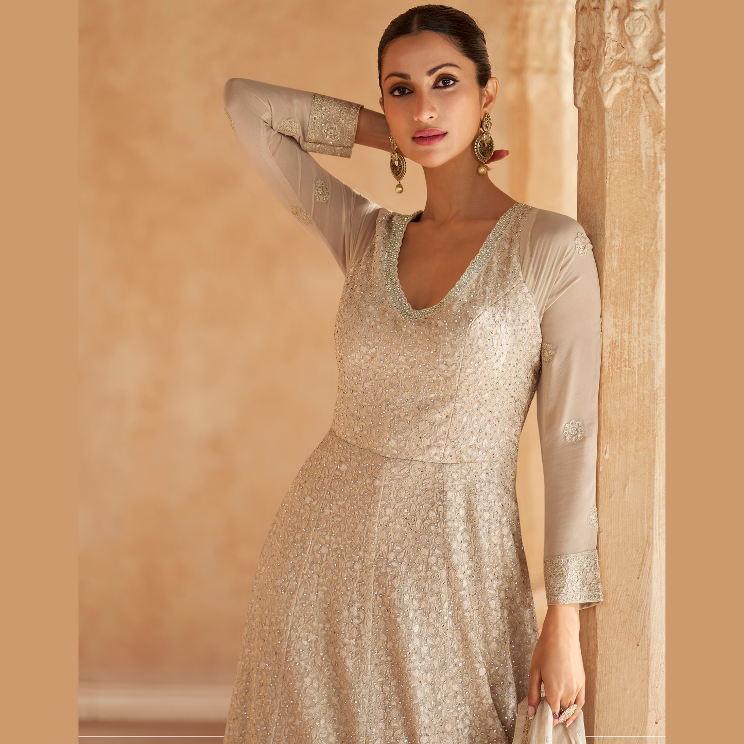 Premium Chikankari Embroidered Dress