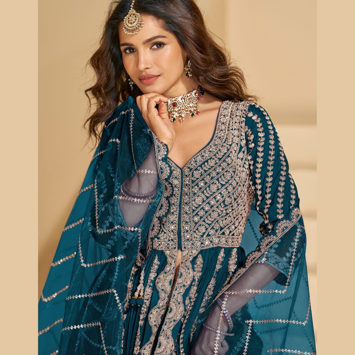 Sapphire Queen Gown