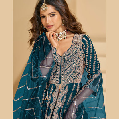 Sapphire Queen Gown