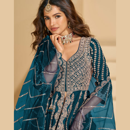 Sapphire Queen Gown