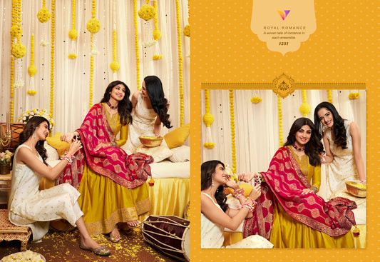 Saffron Elegance: Haldi Celebration Ensemble