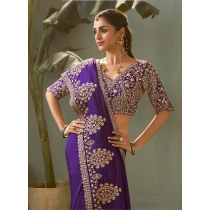 Nayara Violet Heritage Glamour Saree