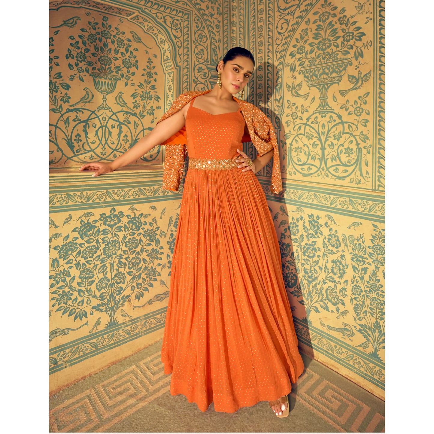 Elysian Ember Gown