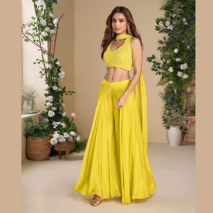 Chandani Haldi festive lehenga