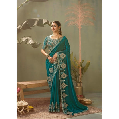 Amaira Emerald  Classic Embroidered Saree