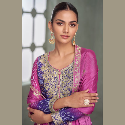 Aafreen Royal Chinon Treasure Salwar Suit