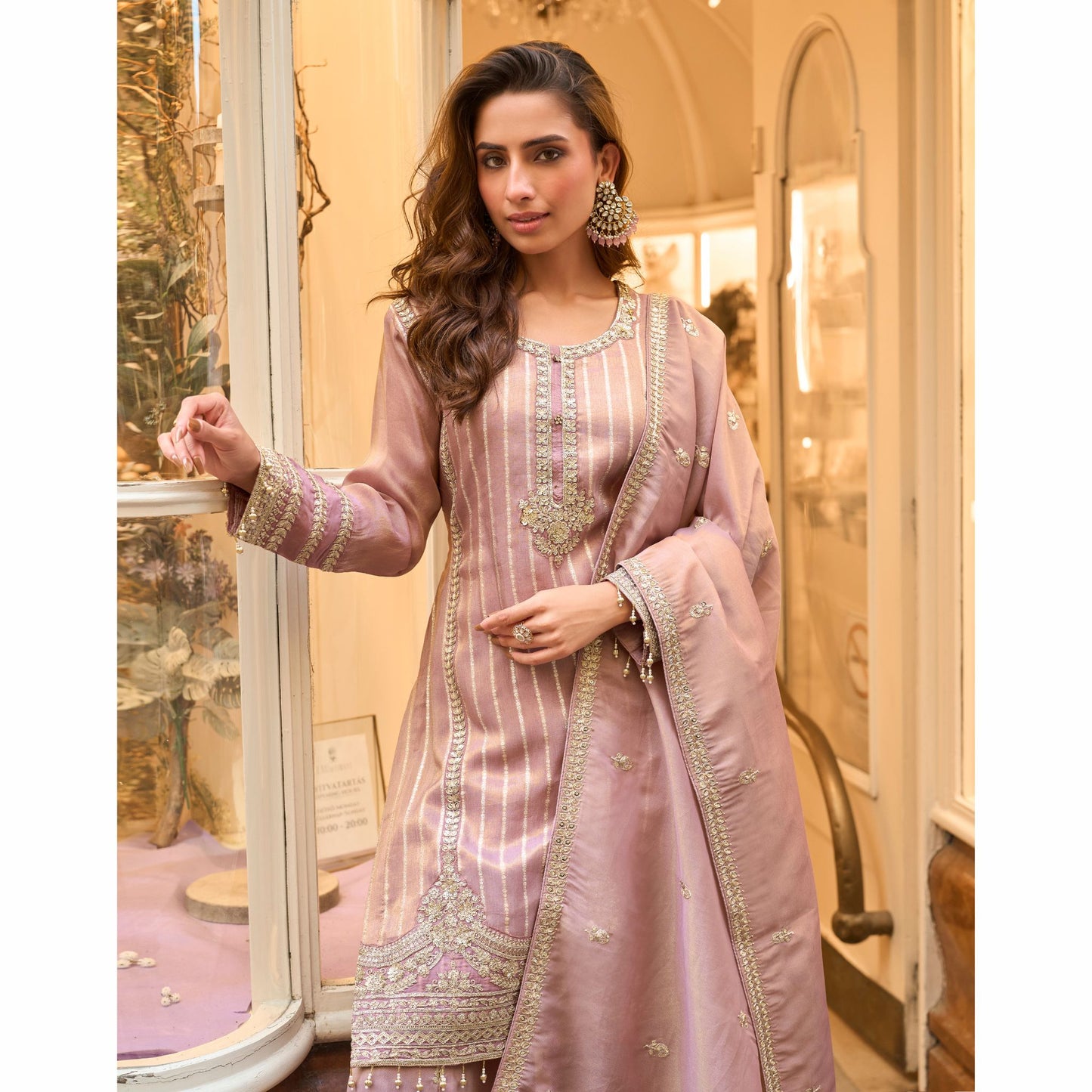 Mehzaan Luxe Sharara Suit