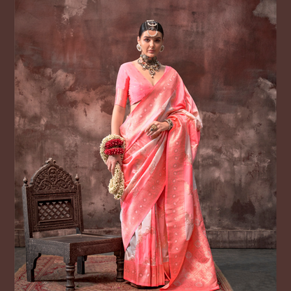 Rajwada Rangkaat Weaving Silk Saree