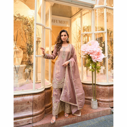 Mehzaan Luxe Sharara Suit