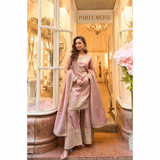 Mehzaan Luxe Sharara Suit