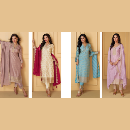 Royal Charm straight-cut salwar suits