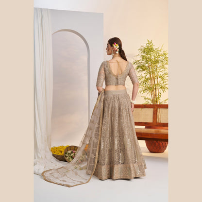 Marigold Gota Lehenga
