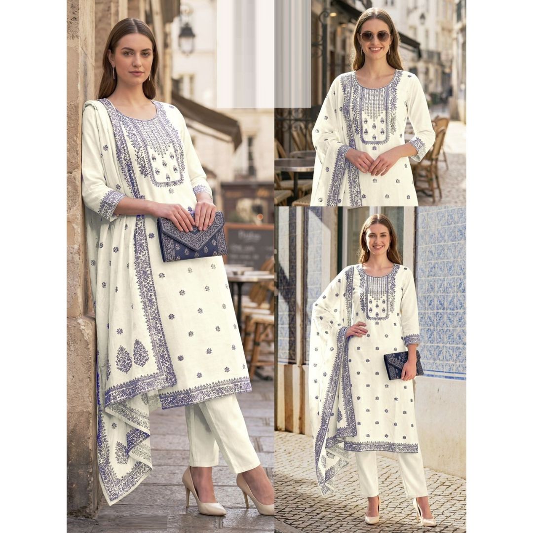 Zarika Soft Jacquard Mal-Mal Suit Set