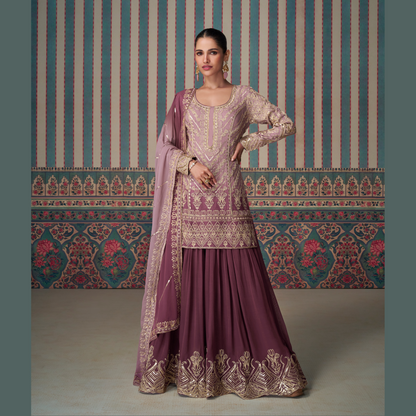 Nikhaar Embroidered Sharara Set