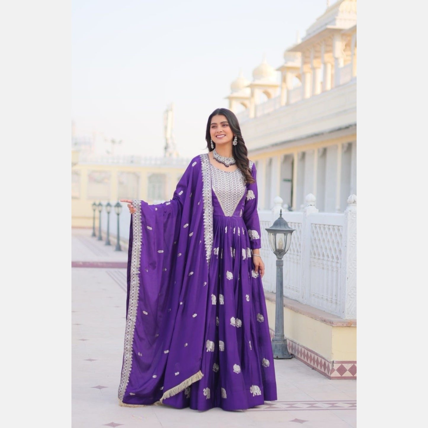Rajwada Charm flared gown