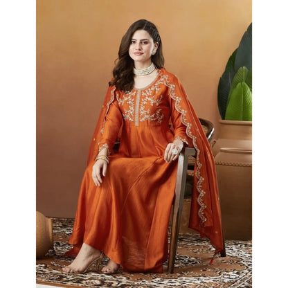 Mehr Rust  Regal Zari Embroidered Suit