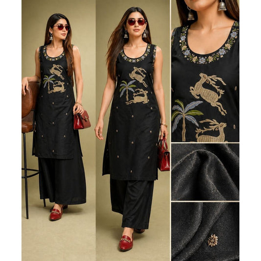 Vanika Hiran Print Cotton Set