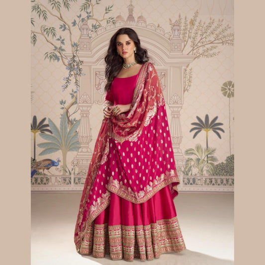 Aaradhya Viscose Silk Gown