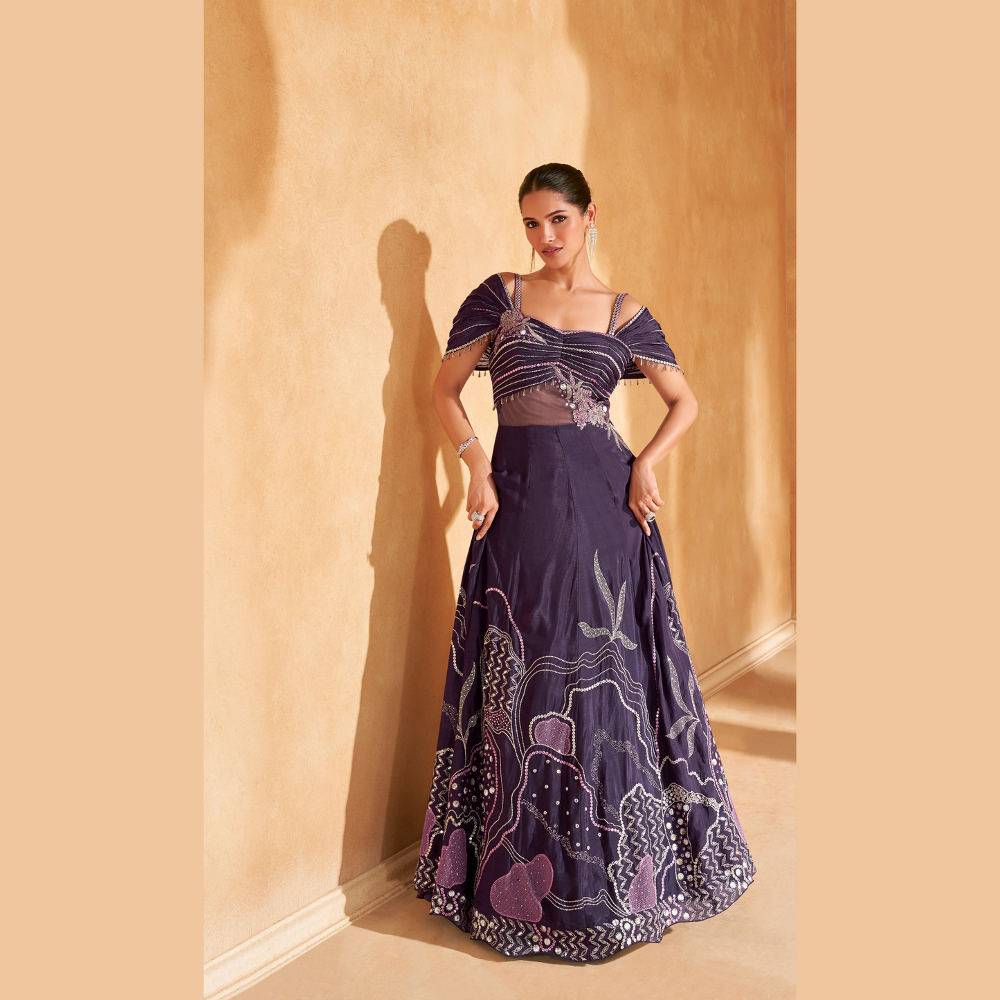 Timeless Indo Western Gown