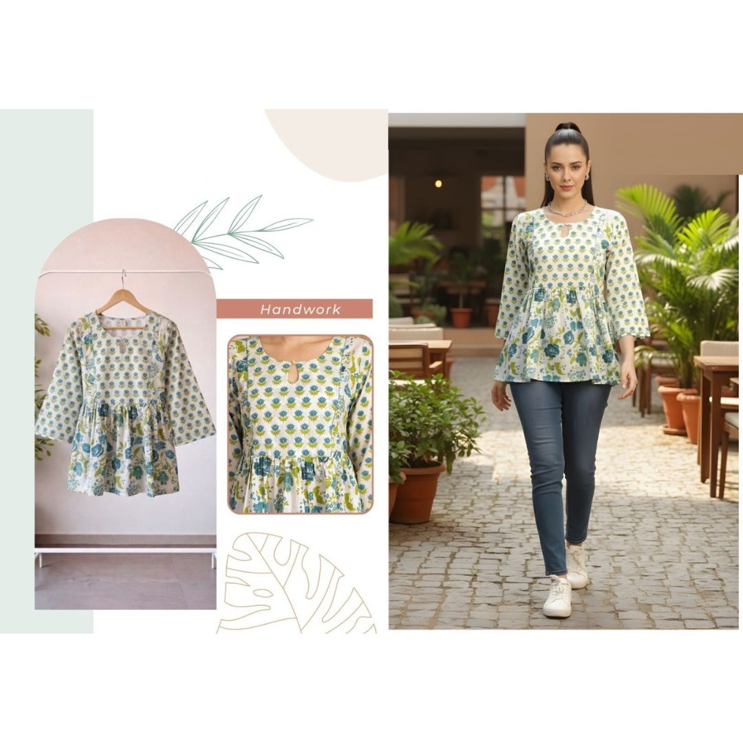 Urban Breeze Cotton Short Top