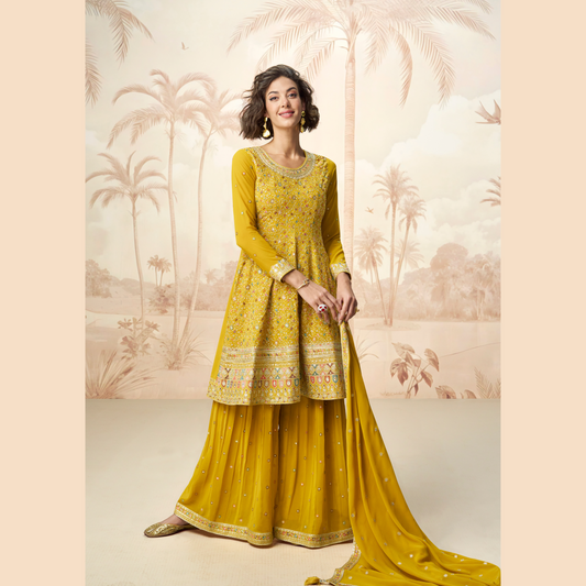 Georgette Readymade Sharara Suit