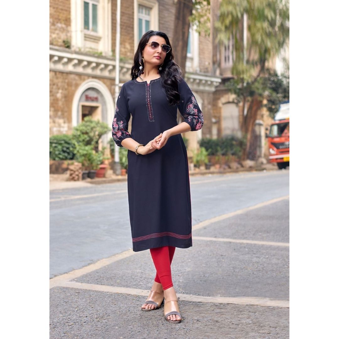Meher A-Line Rayon Kurti