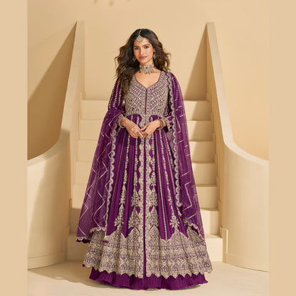 Regal Plum Majesty Gown
