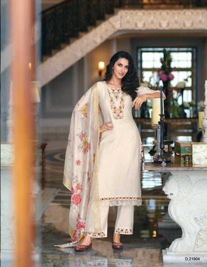 Ethereal Splendor Jacquard Silk Suit