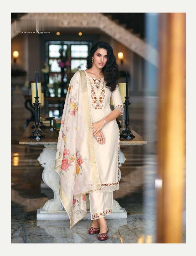 Ethereal Splendor Jacquard Silk Suit